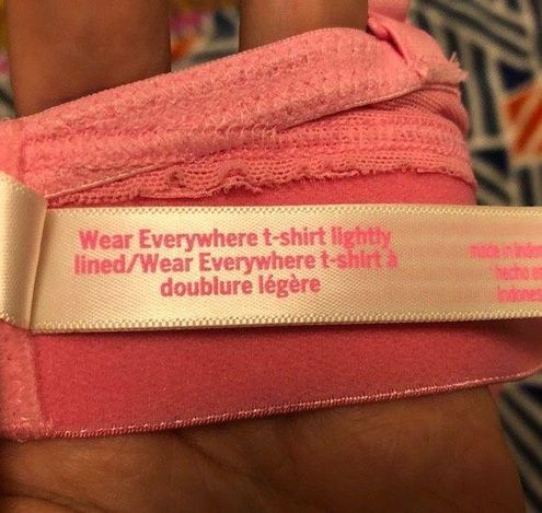 PINK VICTORIA'S SECRET Wear Everywhere T-Shirt Lightly Lined Bra