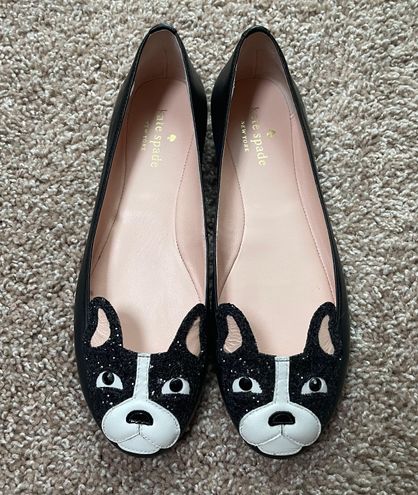 Kate Spade Winthrop French Bulldog Ballet Flats Black Size  - $133 -  From Anna