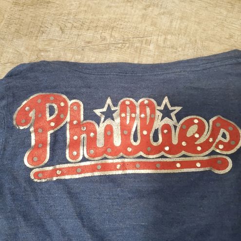 PINK - Victoria's Secret MLB With 5th & Ocean Blue Phillies Short