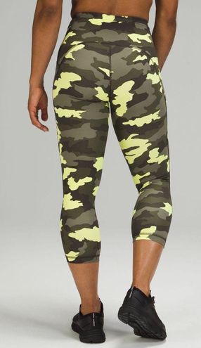 Lululemon Swift Speed HR Crop 21 Camo Camouflage Legging Size 2 High Rise  Multiple - $65 New With Tags - From daisy