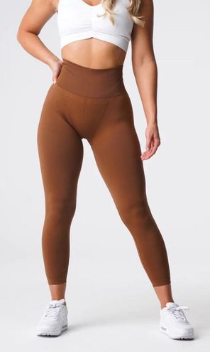 NVGTN Solid Seamless Leggings Brown Size XS - $31 (35% Off Retail