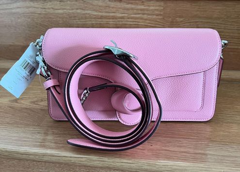 Coach Tabby Shoulder Bag 26 Pewter Flower Pink for Women