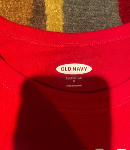 Old Navy American Tradition Flag July 4th Red T Shirt 2019 Women's Small -  $10 - From Emily