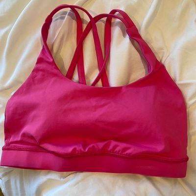 Lululemon Energy Bra Sonic Pink Size 34 C - $23 - From Maria