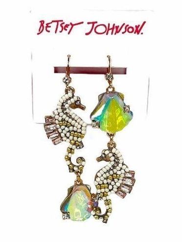 Betsey johnson seahorse on sale earrings