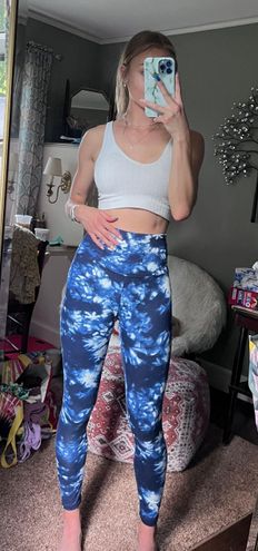 Shosho Blue Tie Dye Leggings - $14 - From Michaela