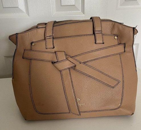 Trendy Satchel Shoulder Bag Faux Leather Nanette Lepore Handbag