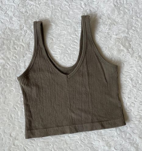 Urban Outfitters Out From Under Drew Seamless Ribbed Bra Top Green Size L -  $13 - From Mikaela