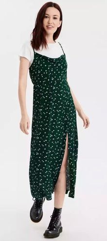 ae cowl neck midi slip dress