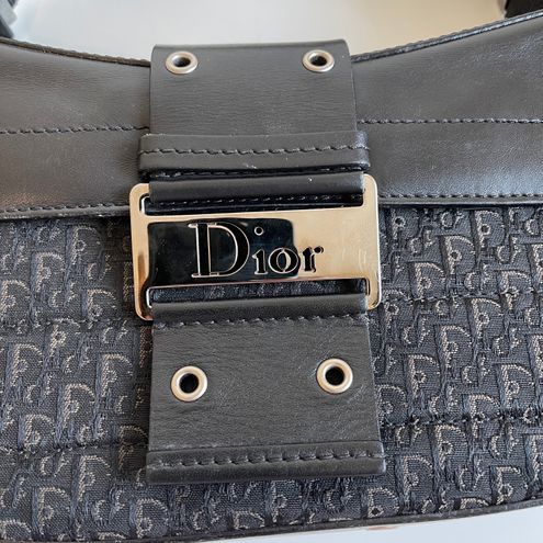 Christian Dior Columbus Y2K Leather Shoulder Bag Black - $1480 - From Raquel