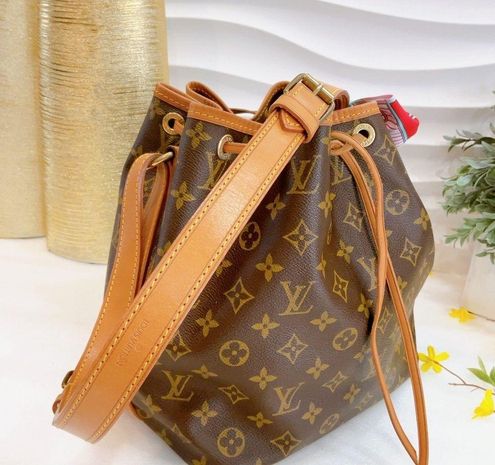 Louis Vuitton BEAUTIFUL ❤️ Authentic LV Noe Petit Drawstring Bucket  Shoulder Bag Monog… - $1367 - From Uta