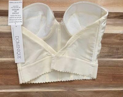 Dominique Noemi Strapless Backless Bustier, White Size 34 A - $29