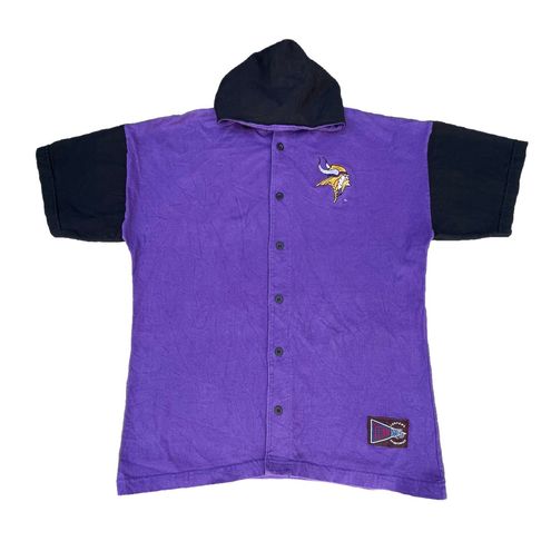 vikings button down shirt