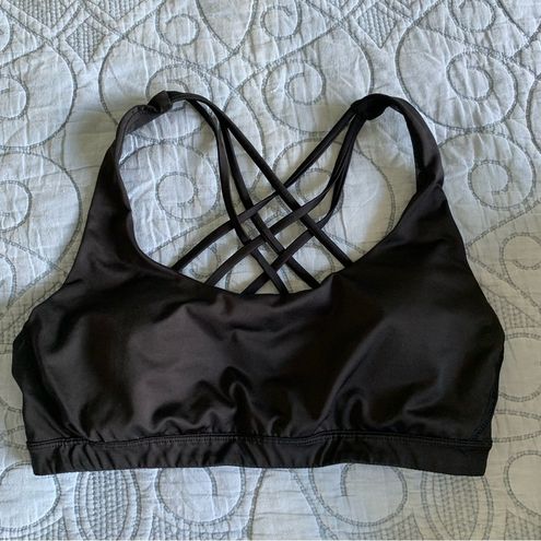 Victoria's Secret Sport Padded Strappy Back Light Impact Sports Bra Black M  Size M - $29 - From Fried