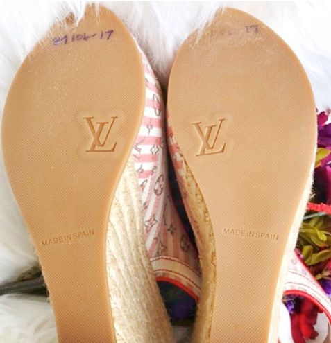 Louis Vuitton PRICE FIRM Mini Lin Croisette Anemone Wedges BNWOT Pink Size  8.5 - $815 - From Royalty