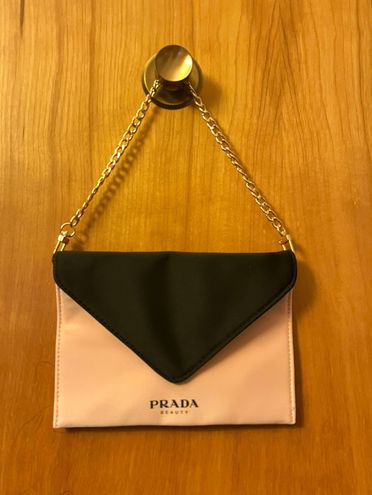 Prada Fur Clutch Bag in Pink