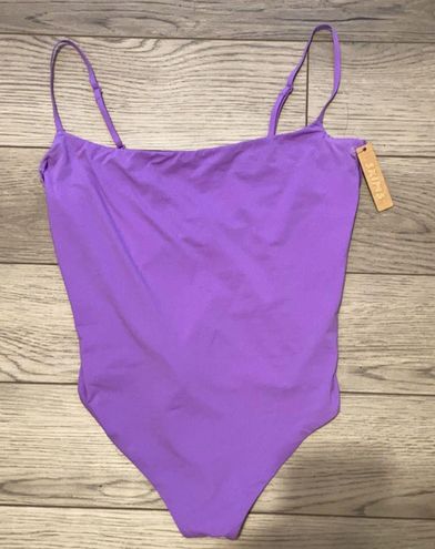 FITS Fits Everybody High Cut Bodysuit - Ultra Violet