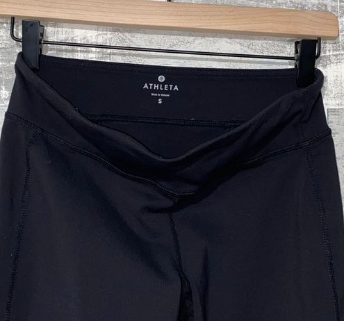 Athleta Kick Booty Capri Leggings Small Black - $31 - From Rachel