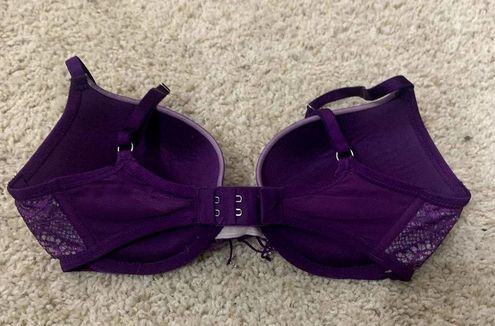 Victoria's Secret purple lace Very Sexy push-up bra size 32D - $23 - From  Haley