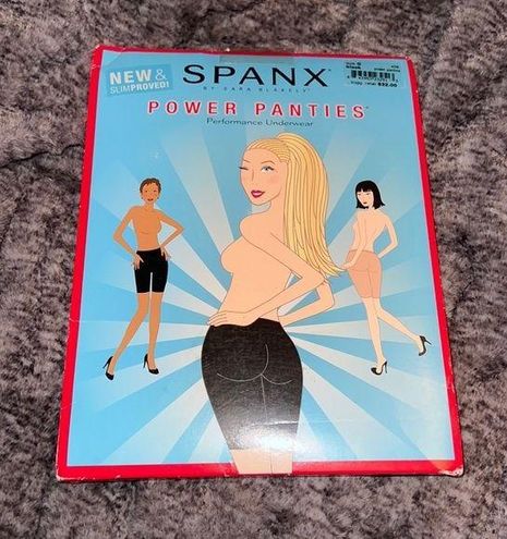 SPANX Power Panties Performance Underwear Sara Blakely Black