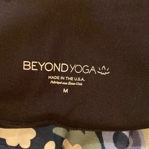 Beyond Yoga Alloy Ombre Speckled Midi Leggings. Medium Black - $41