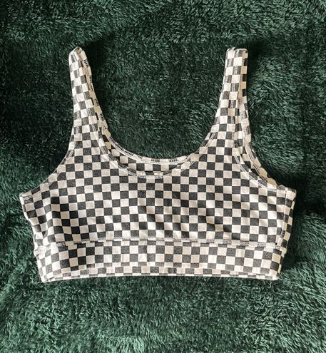 Vans Checkered Sports Bra Multiple Size L - $14 (44% Off Retail