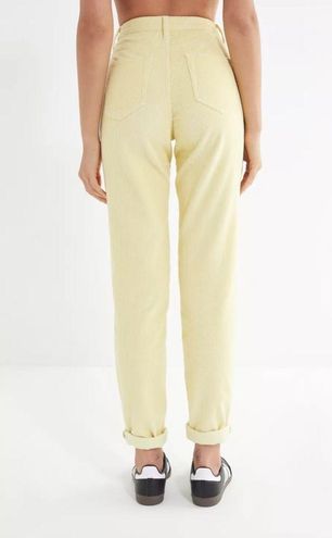 BDG Urban Outfitters Mom High Rise Yellow Corduroy Pants 28 - $30 - From  Ridley