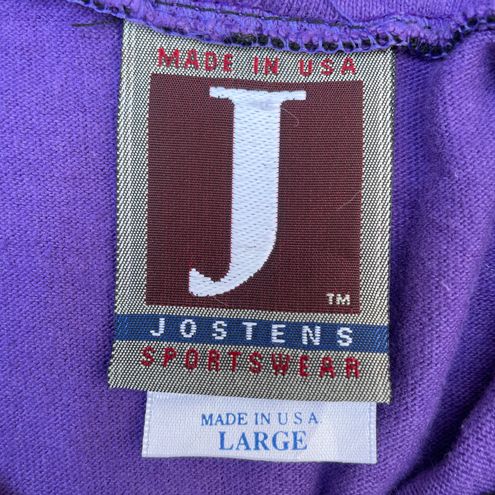 Jostens Rare Vintage 90s Purple Minnesota Vikings Hoodie Button Up T-shirt  Size XL - $60 - From Julz