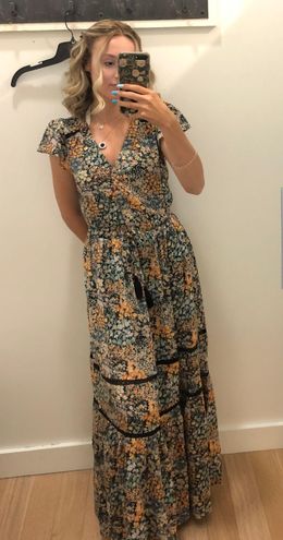 Printed Tiered Maxi Dress 
