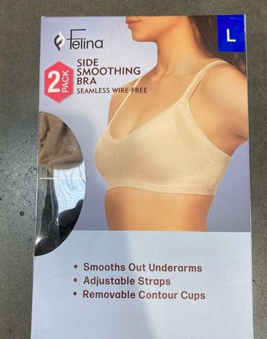 Felina Ladies' Contour Cup Seamless Bra, 1 or 2-pack