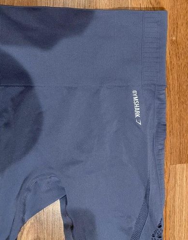 Gymshark women Seamless biker shorts size S blue - Depop