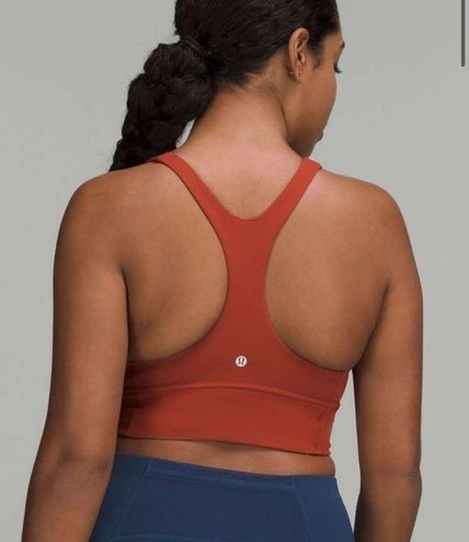 Lululemon Wunder Train Long-Line Bra Medium Support C/D Cup in Cayenne Size  2 - $30 - From Jara