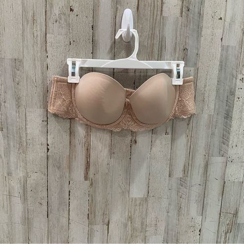 Torrid Curve Strapless Underwire Bra Nude Lace 40B Size undefined - $19 -  From Destiny