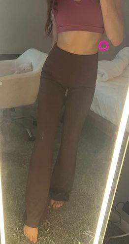 Brown Wide Leg Leggings