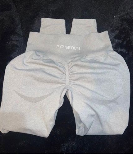 NVGTN PCHEEBUM Light Grey Seamless Scrunch Butt Leggings Silver Size L -  $25 (44% Off Retail) - From Kylie