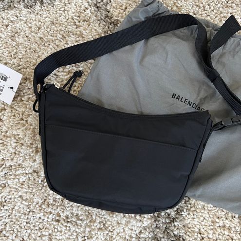 Balenciaga, Bags, Nwt Balenciaga Nylon Wheel Logo Sling Bag