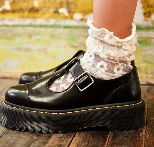 Dr. Martens Bethan Black Platform Oxford Shoes Size 6 - $125 (21