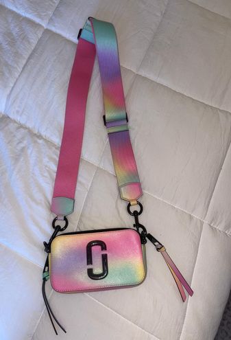 $612>$400 ! Marc Jacob Snapshot Airbrush Rainbow Sling Bag, Luxury