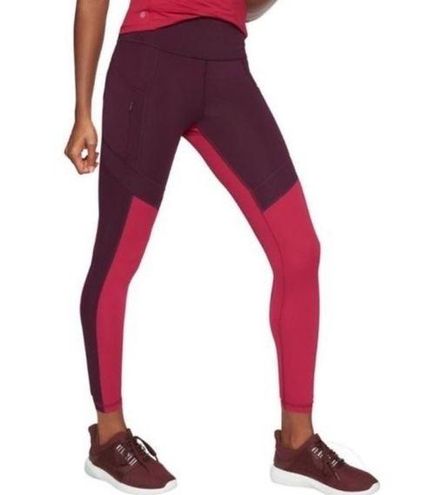 Athleta All In Structure 7/8 Tight Leggings Auberge Zip Pocket Size XL. -  $23 - From lulu