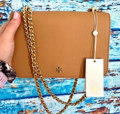 Tory Burch Bags | New Tory Burch Emerson Chain Wallet | Color: Brown | Size: Os | Adakwan's Closet