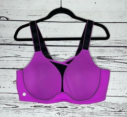 LIVI Active NWT Size 44C Purple & Black Cooling No-Wire Medium