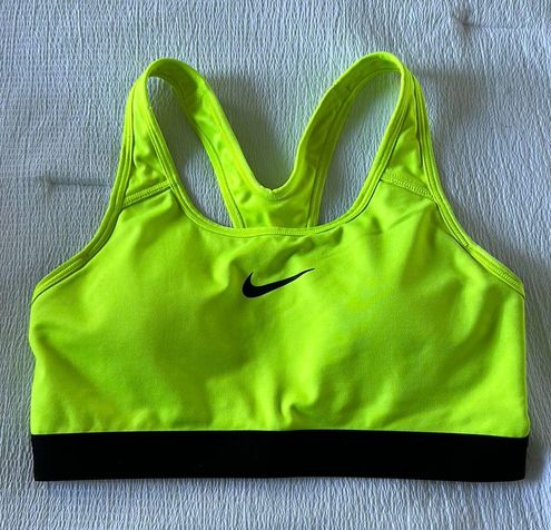 Nike Pro Padded Sports Bra Yellow Size M - $19 (45% Off Retail