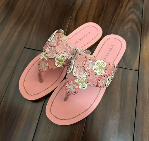 Coach Sandals Pink Size 7 29 75 Off Retail From Jordan