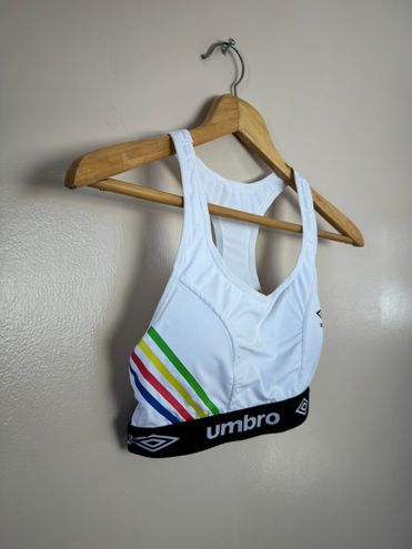 Umbro White Sports Bra Size M EUC Size M - $14 - From Laura