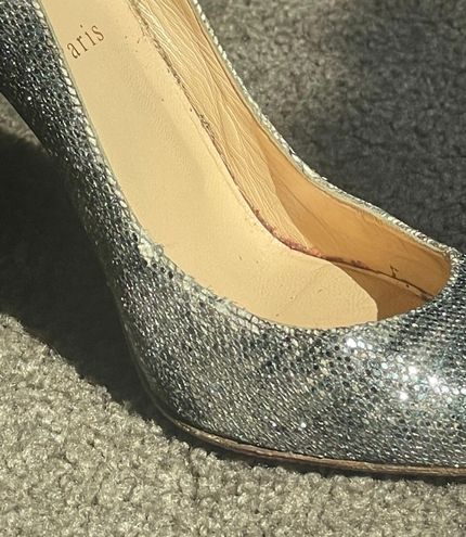 Christian Louboutin Heels Silver Size 9 - $186 (75% Off Retail) - From Ella