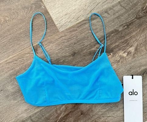 Alo Yoga NWT ALO AIRMESH VENUS BRALLETE in blue Size XS - $22 New With Tags  - From Melissa