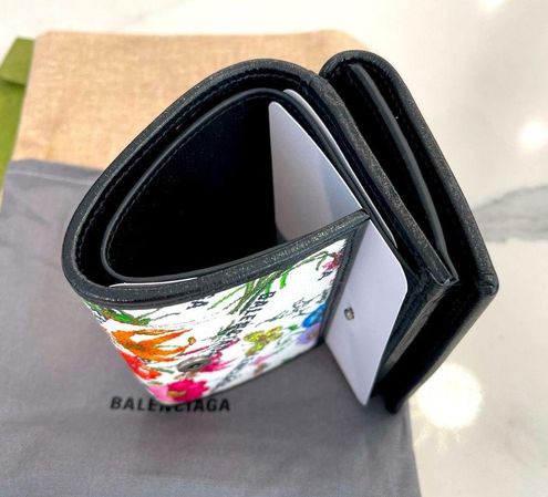 Gucci, Bags, Gucci X Balenciaga Hacker Project Neo Classic Wallet White  Flora