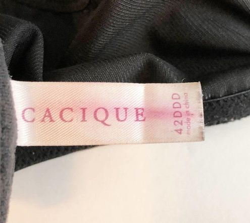 Cacique 42DDD Bra Black Lane Bryant Plus Size Underwire Support Adjustable  7 - $21 - From Bailey