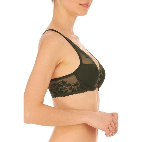 Natori CHERRY BLOSSOM CONVERTIBLE BRA 32C in pesto green Size