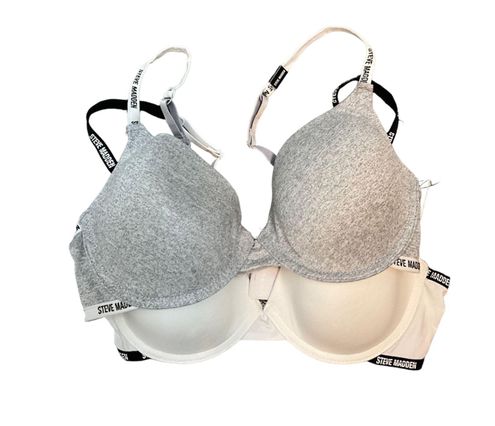 Steve Madden bras Two Pack New With Tags Gray Size 36 C - $12 (85% Off  Retail) New With Tags - From Jennifer